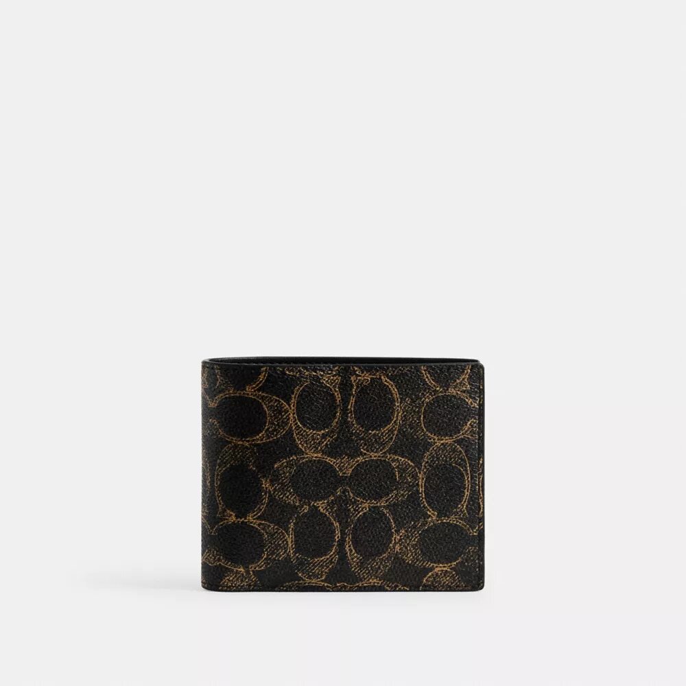 3-in-1-portemonnee van het geliefde Signature Canvas