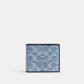 3-in-1 portemonnee van 'Loved' Signature-denim