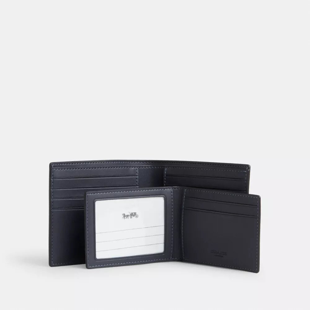 3-in-1-portemonnee van Ombre Signature Canvas