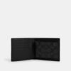 3-in-1-portemonnee van Signature Canvas met Varsity-streep