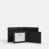 3-in-1-portemonnee van Signature Canvas met Varsity-streep