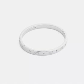 Armband met herhalend C-motief en scharnier