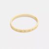 Armband met herhalend C-motief en scharnier