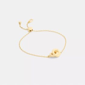 Armband met in elkaar grijpende schuifjes