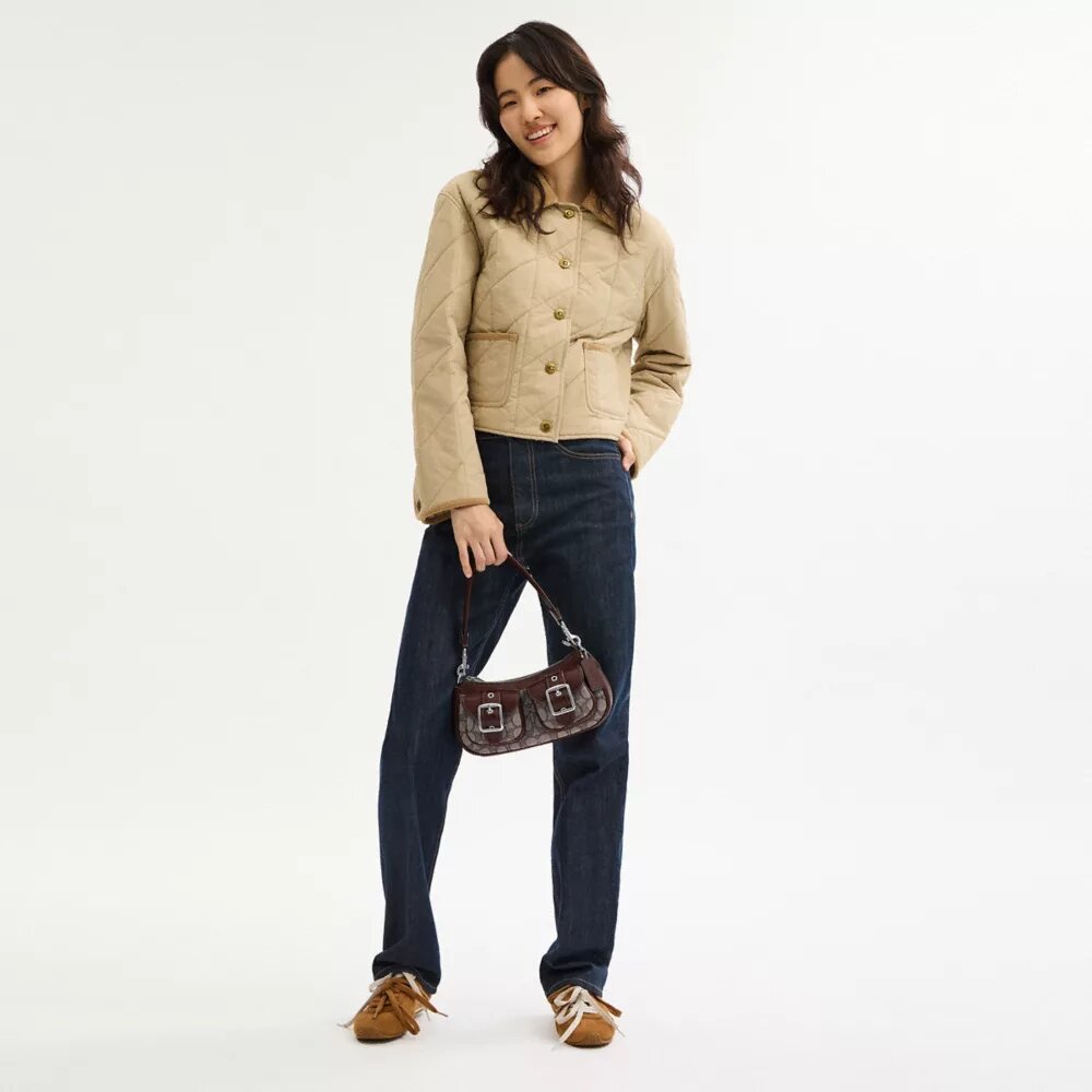 Ashton-tas in kenmerkend jacquard