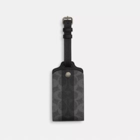 Bagagelabel van Signature Canvas met strepen