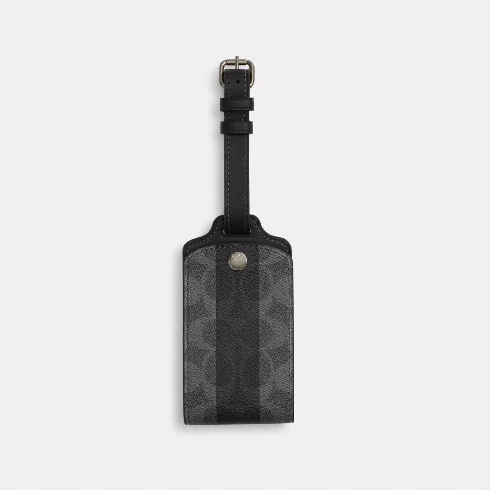 Bagagelabel van Signature Canvas met strepen