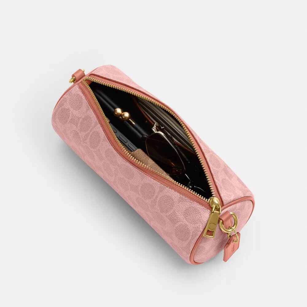 Barrel-tas van Signature Canvas