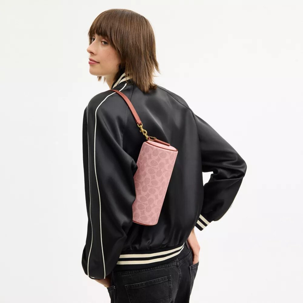 Barrel-tas van Signature Canvas