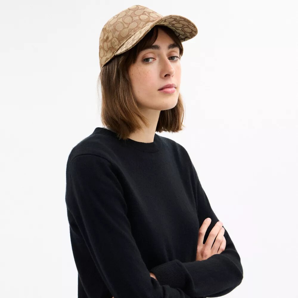 Baseballpet met kenmerkend jacquardpatroon