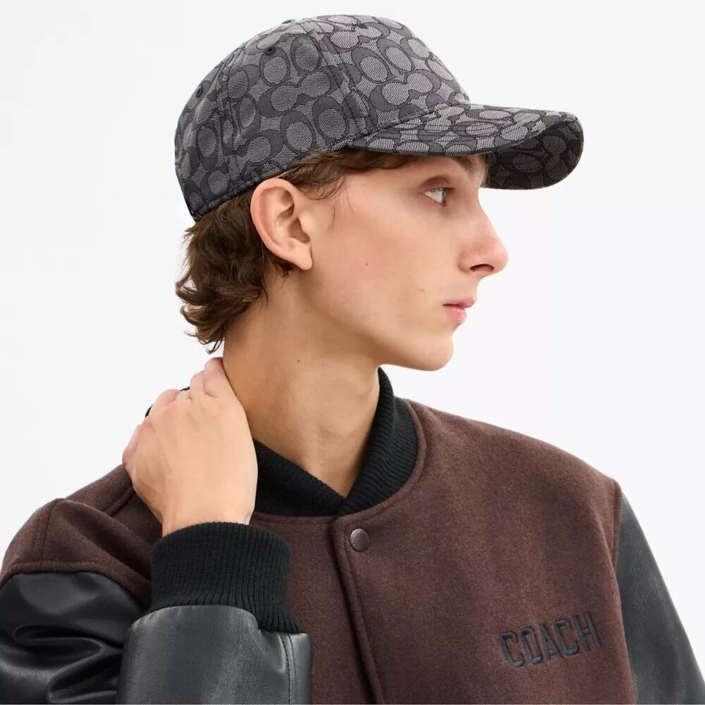 Baseballpet met kenmerkend jacquardpatroon
