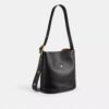 Bleecker-bucketbag met Kisslock