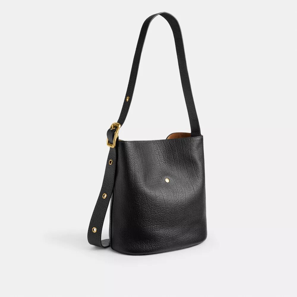 Bleecker-bucketbag met Kisslock