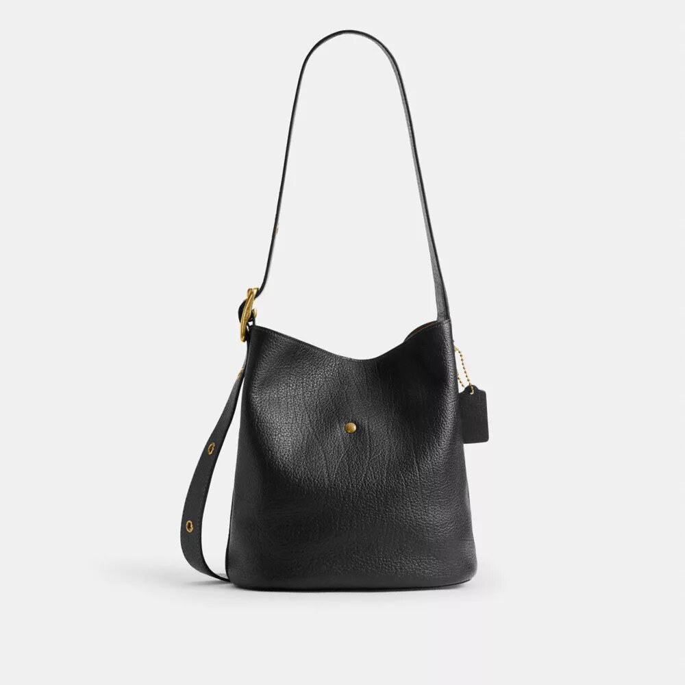 Bleecker-bucketbag met Kisslock