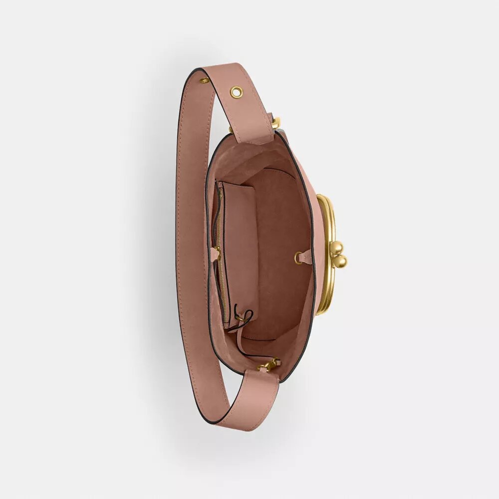 Bleecker-bucketbag met Kisslock