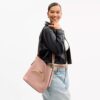 Bleecker-bucketbag met Kisslock