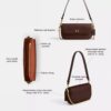 Brooke-tas met klep en ketting