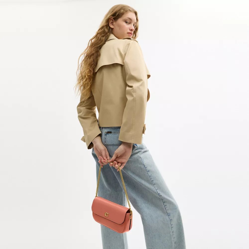 Brooke-tas met klep en ketting
