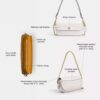 Brooke-tas met klep en ketting