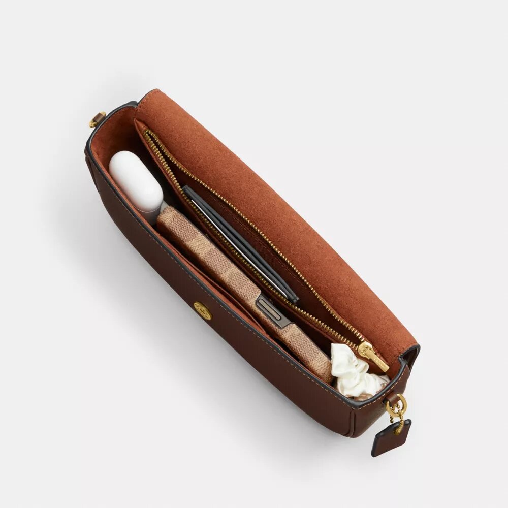 Brooke-tas met klep en ketting