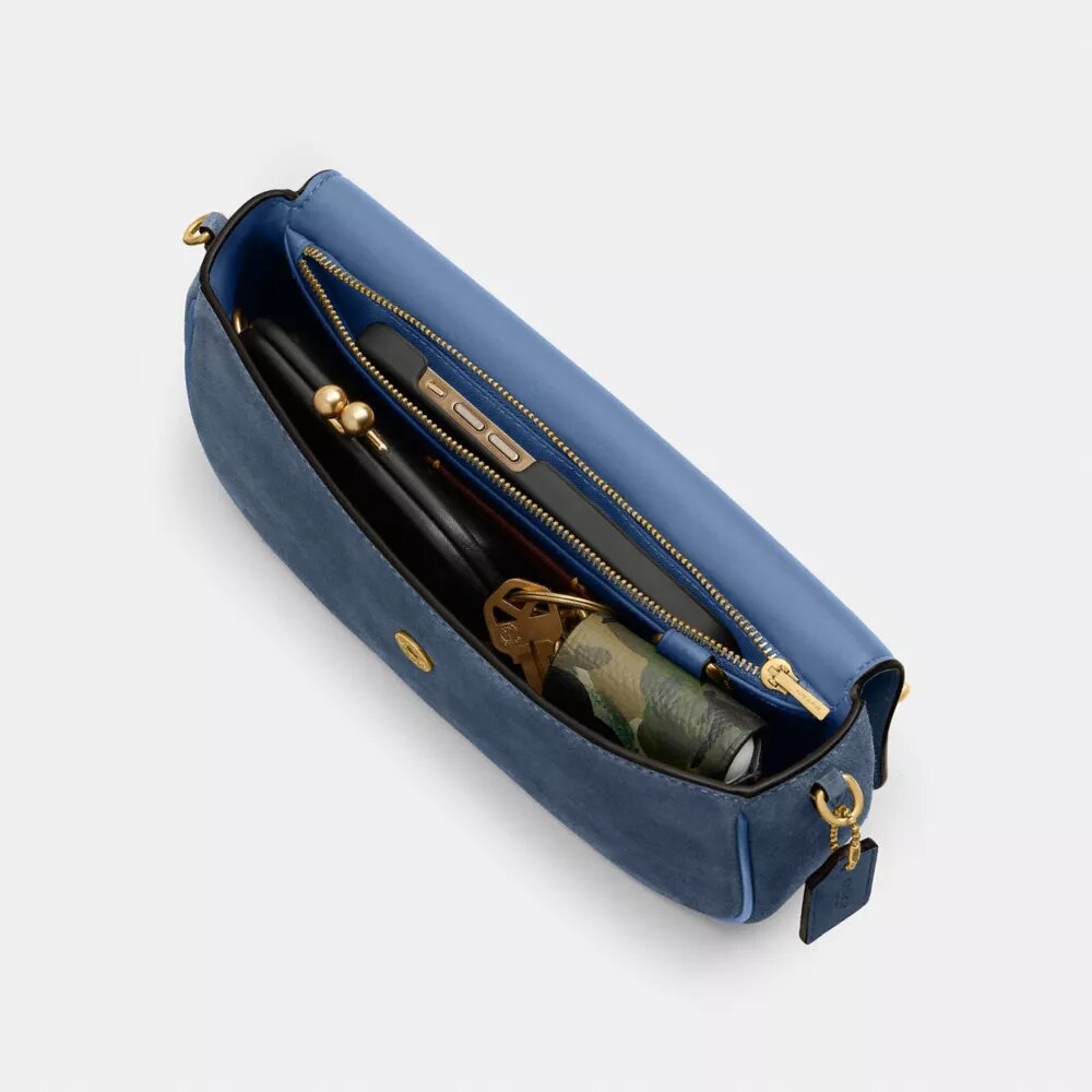 Brooke-tas met klep en ketting