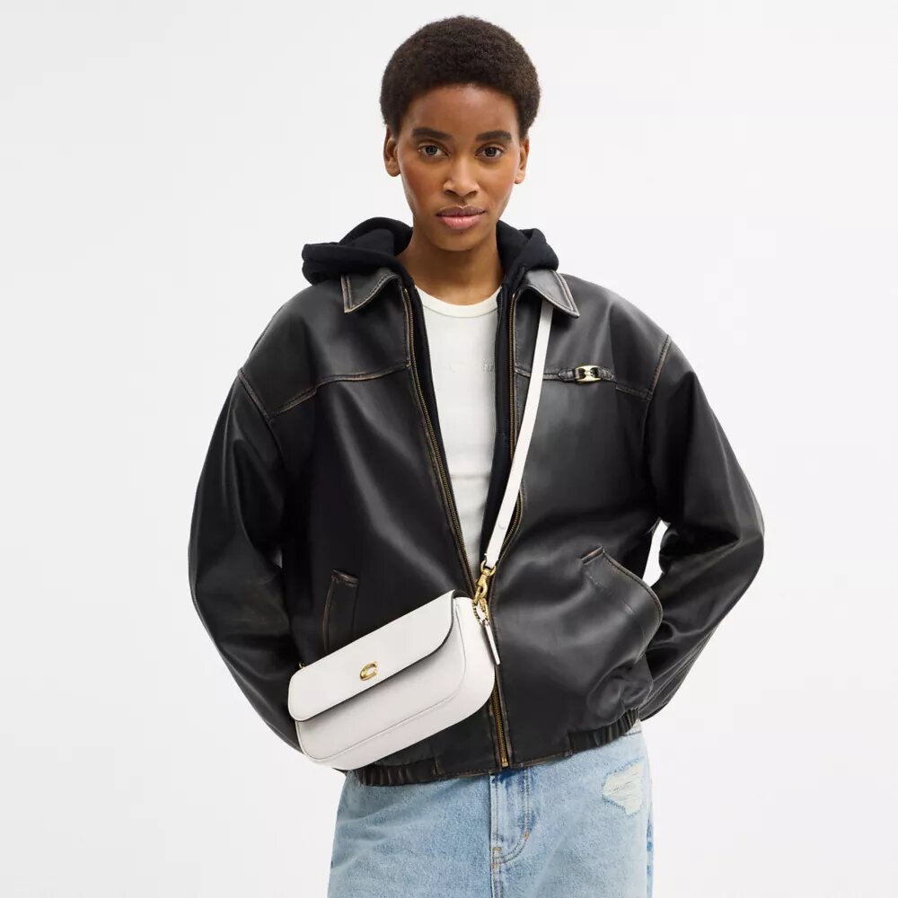 Brooke-tas met klep en ketting