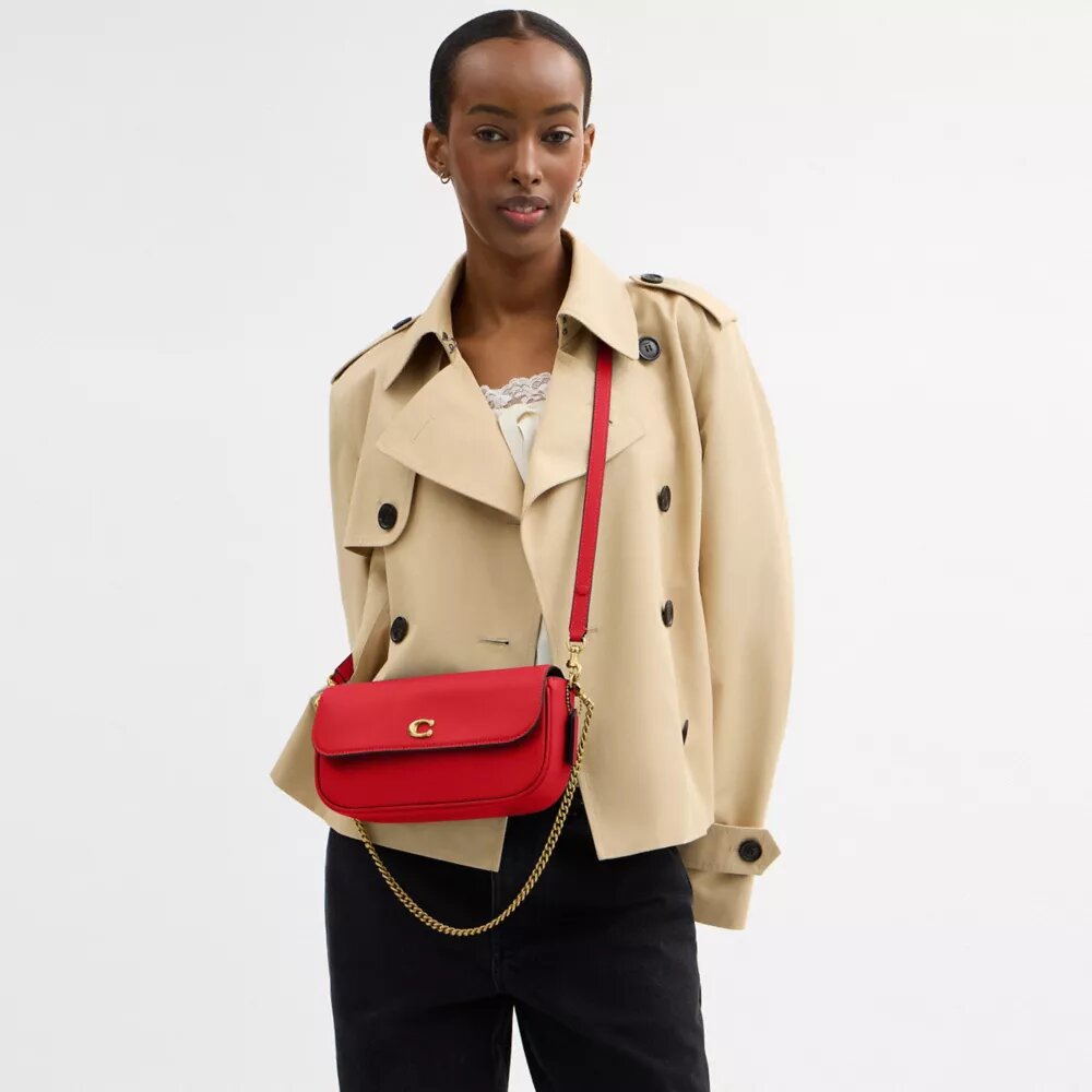 Brooke-tas met klep en ketting