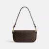 Brooke-tas met klep en ketting in Signature Canvas