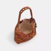 Brooklyn-schoudertas 28 met houten kralen