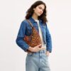 Brooklyn-schoudertas 28 met houten kralen
