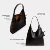 Brooklyn-schoudertas 39 in Loved Leather