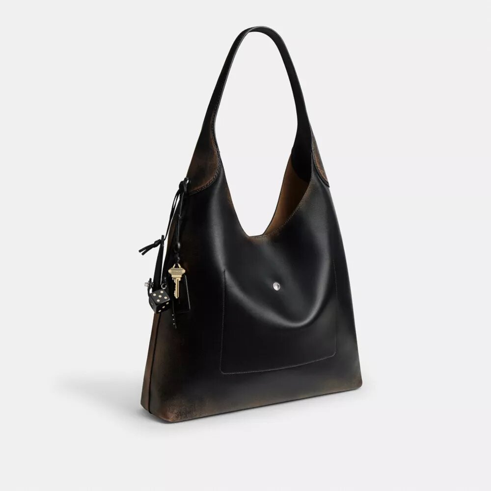 Brooklyn-schoudertas 39 in Loved Leather