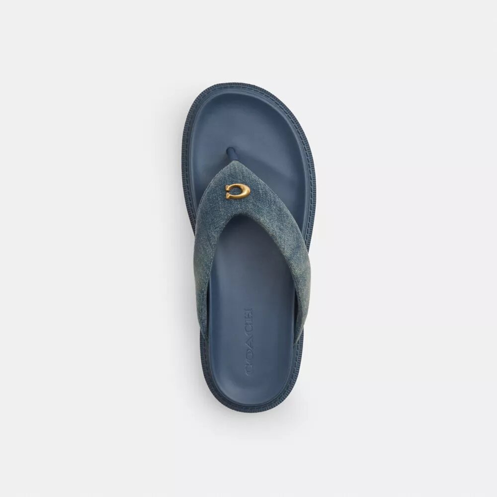 Brynn-sandalen i ‘Loved Denim’