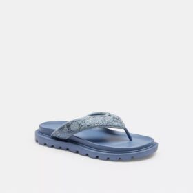Brynn-sandalen in Crystal Signature Denim