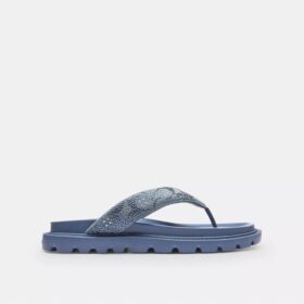 Brynn-sandalen in Crystal Signature Denim