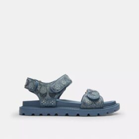 Brynn-sandalen in Crystal Signature-denim