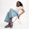 Brynn-sandalen in Crystal Signature Denim
