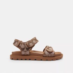 Brynn-sandalen in Crystal Signature-jacquard