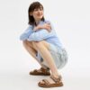 Brynn-sandalen in Crystal Signature-jacquard