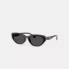 C Hardware ovale cat-eye zonnebril