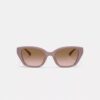C-hardware vierkante cat-eye zonnebril
