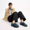 C-plateauklompjes met sculpturaal ontwerp in ‘Loved Denim’