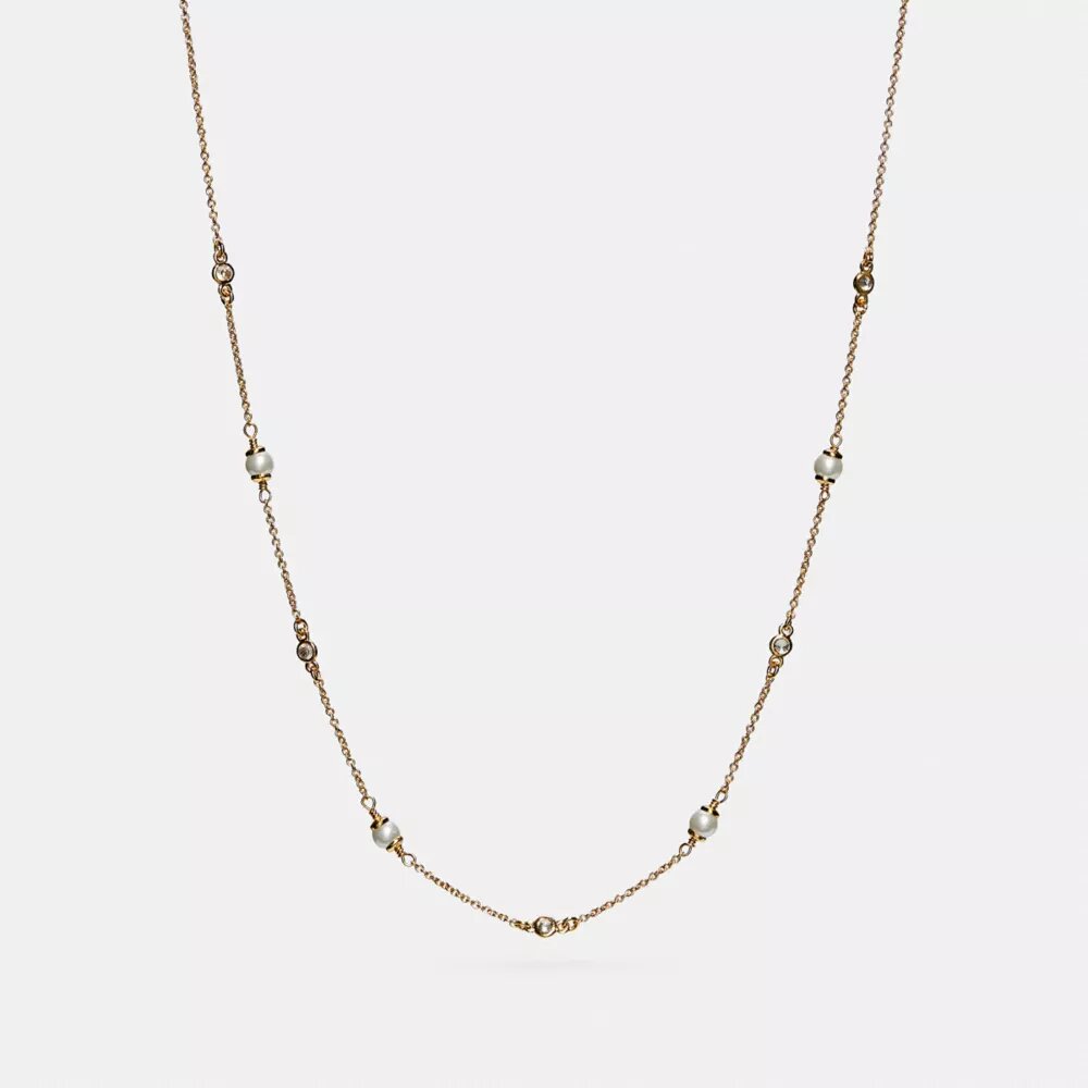 C-vormige parelketting