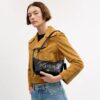 Caitlin-schoudertas met doorkleedpatroon