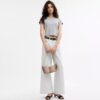 Caitlin-schoudertas met gestreept patchwork