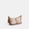 Caitlin-schoudertas met gestreept patchwork