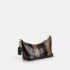 Caitlin-schoudertas met gestreept patchwork