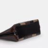 Caitlin-schoudertas met gestreept patchwork