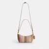 Caitlin-schoudertas met gestreept patchwork