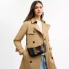 Caitlin-schoudertas met gestreept patchwork